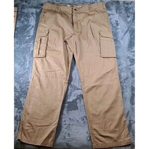 Carhartt Force Tappen Khaki Mens 42x32 Relaxed Fit Ripstop Cargo Pants Gorpcore